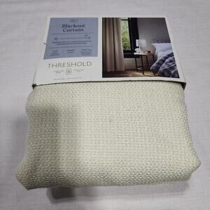 Threshold blackout curtain W 50'' x L 84'' cream Asheville